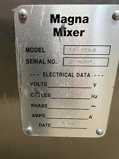 Used Magna Mixer Cookie Depositor - Model 17F-SX3-G