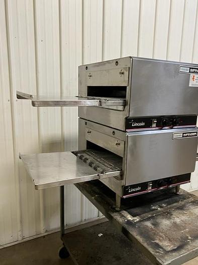Used Lincoln Impinger Conveyor Pizza Oven - 1301 Double Stack