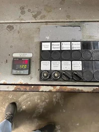 Used Kallfass Side Sealer and Shrink Tunnel