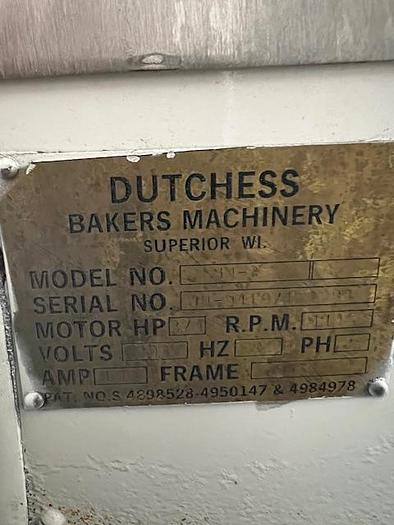 Used Dutchess 36 Part Divider Rounder - Model JN - Refurbished