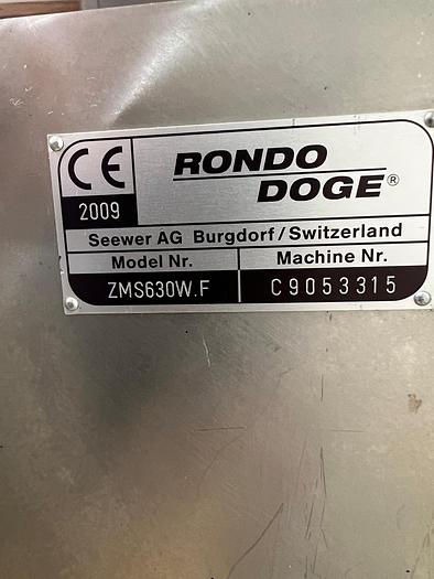 Used Rondo SIfter Station - Model ZMS630W.F