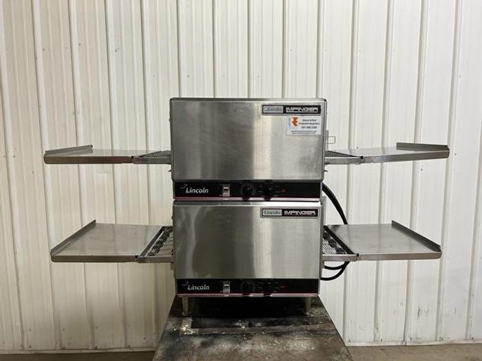 Used Lincoln Impinger Conveyor Pizza Oven - 1301 Double Stack