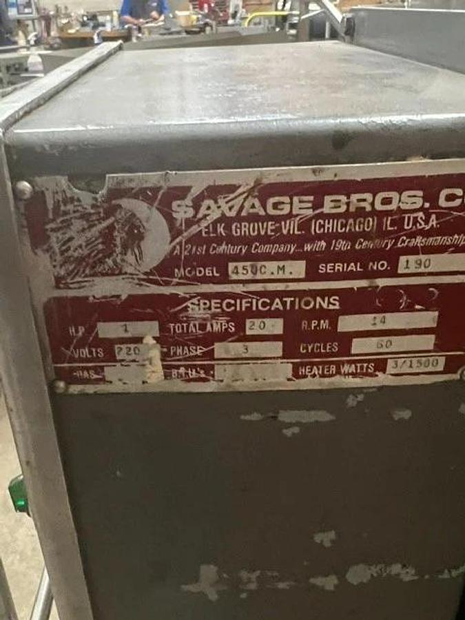 Refurbished Savage Bros. Chocolate Melter / Temperer - 450# - Model 450C.M.