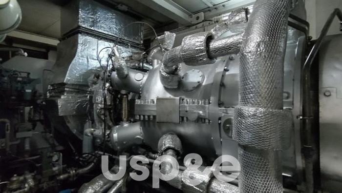 Used 5.5 MW 2002 Used Kawasaki PUC60 Ecoplus Natural Gas Turbine