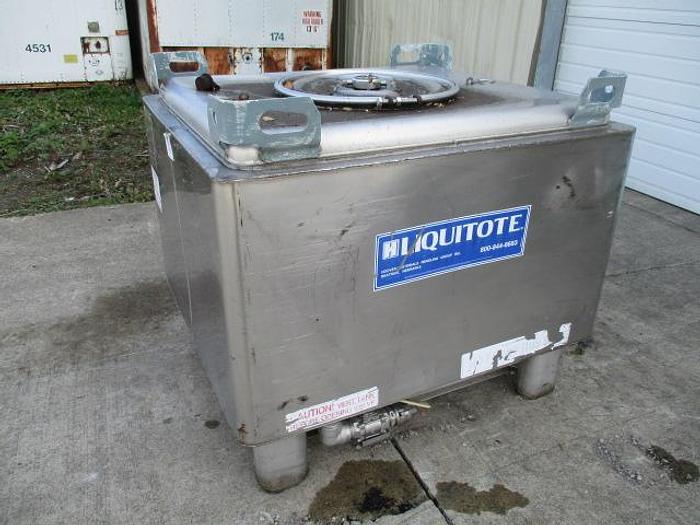 Used Hoover Materials Handling Liquitote(R) Stainless Steel IBC; 300G