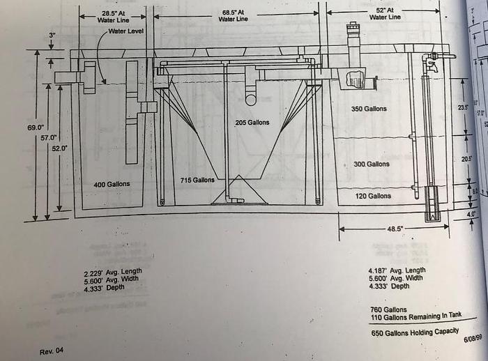 Used Del Zotto HOOT Precast Septic Tank Form