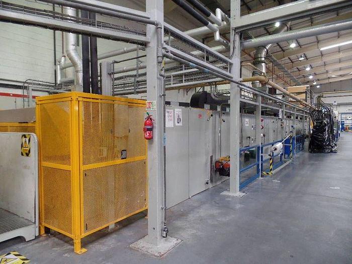 Used 1 x 2.2m Isotex Coating Line, 2001-2