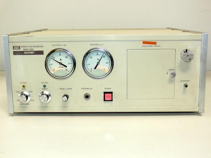 Used Berkeley BioEngineering Ocutome Model 800A Vacuum Suction Pump