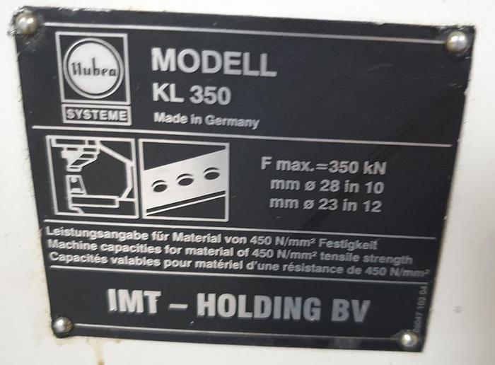 Gebraucht Lochstanze Mubea KL 350