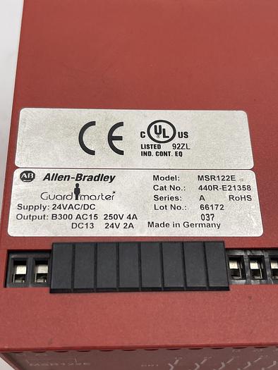 Used Allen-Bradley MSR122E 440R-E21358
