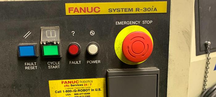 Used FANUC R2000iB/165F 6 AXIS CNC ROBOT WITH R30iA CONTROLLER 165KG X 2655mm REACH