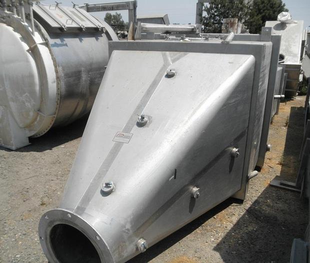 Used Hopper, 150 CF, S/st, 5' X 4.5' X 5.5', Anderson Dahlen, #S741237