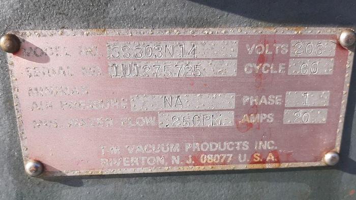 Used Oven, TM-Vacuum, 12" x 14", Dryer, S/st, #S730030