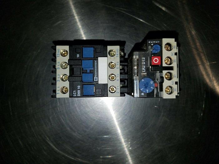 Used Telemecanique Contactor and Thermal Overload Relay LR2 D1314 ships Free