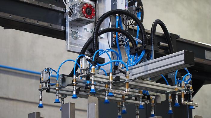 New F&P Custom Sheet Metal Handling System (New) #3702