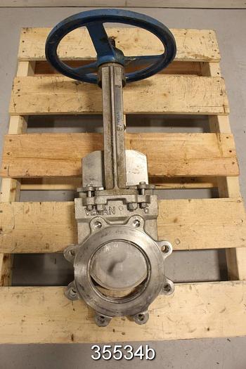 Used Velan 6" Hand Operated Knife Gate Valve #35534