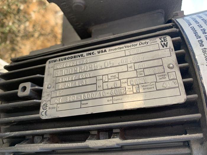 Used Conveyor, Belt, 12" x 33', S/st, Plastic Belt, Boxes #S744698