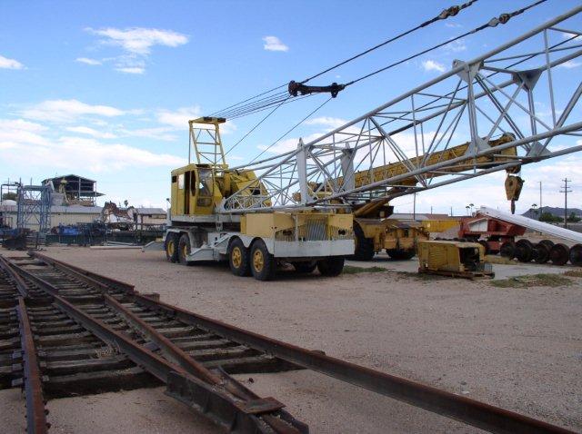 Used 80 Ton P & H Model 775A-TC Truck Crane; 125 ft Lattice Boom (tube type); Twin Diesels; 4 Axle, $8,000