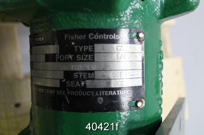 Used Fisher 1" EZ Steam Valve #40421