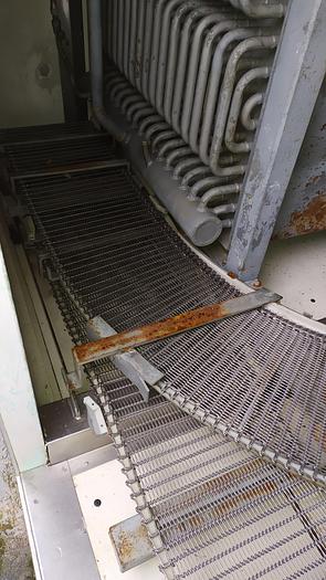 Used Tunel zamrażalniczy spiralny w kontenerze, "Frigoscandia", szerokość taśmy 410 mm.