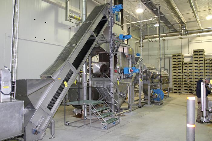 Used Odenberg / TOMRA Orbit 450 Steam Peeler Machine