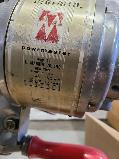 Used Maimin Powrmaster Fabric Cutting Machine End Cutter Leather Fabric