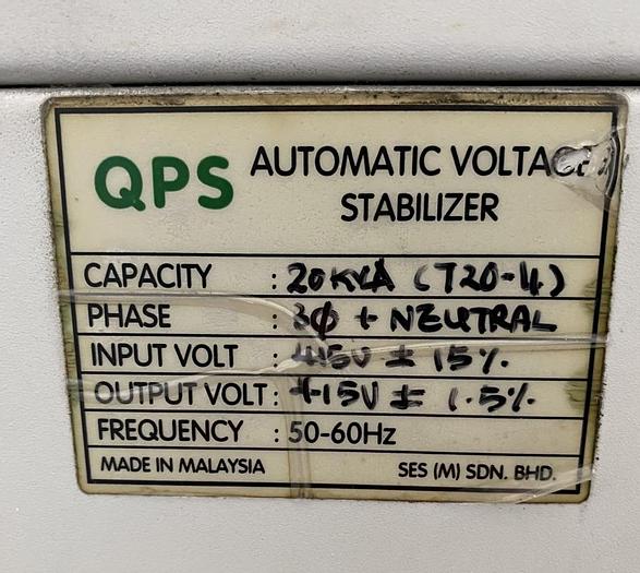 Gebraucht QPS voltage stabilizer T20-4 (20 kVA)