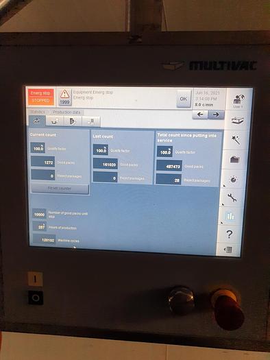 Used 2012 MULTIVAC R145 Thermoformer