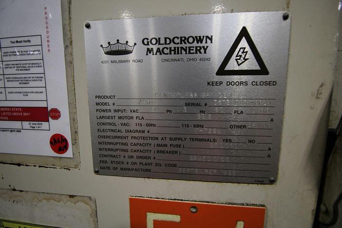 Used CINCINNATI MILACRON 220-8 CENTERLESS GRINDER