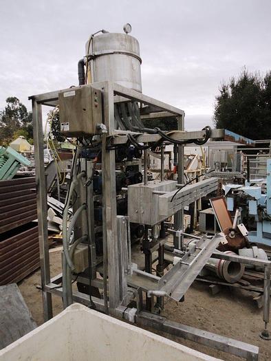 Used Filler, Bottle, 8 Head, Inline, S/st, Less Heads, Pump #C741486