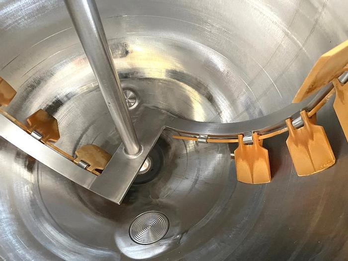 Used 60 GALLON LEE SINGLE MOTION SCRAPE AGITATED KETTLE - S/S - JACKETED