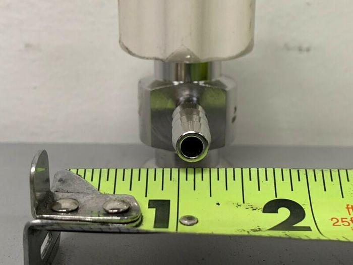 Used ITT Pure-Flo Sample Valve w/ 1" Inlet & 1/4" Outlet