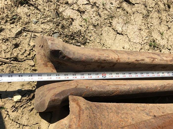 Used 9" OD x 56" L Chisel Bits