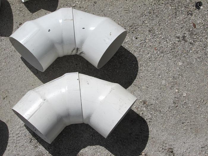 Used Pierce IPS Epoxy Coated PVC Elbows
