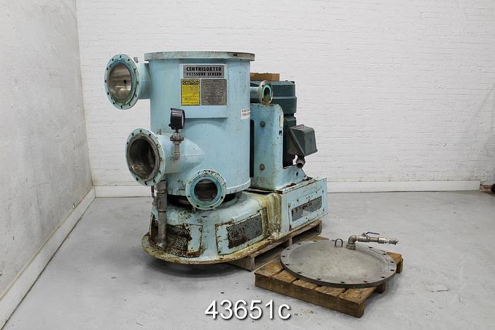 Used Bird 400 Pressure Screen, Stainless Steel Housing #43651