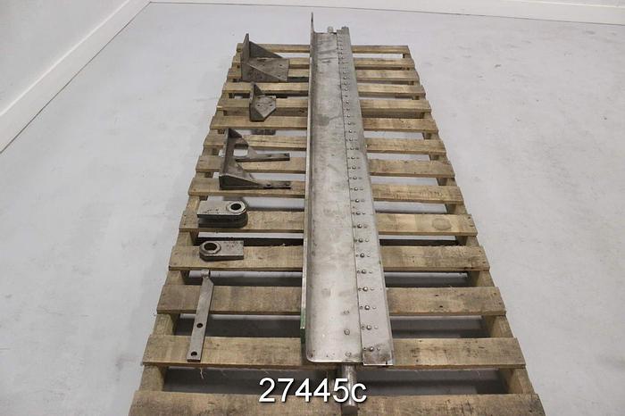 Used Essco Doctor Blade, .5" Thich Bent Steel Doctor Back #27445