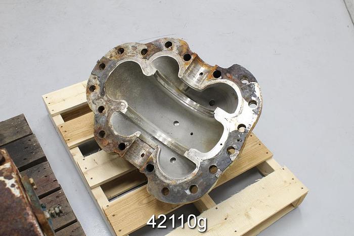 Used Goulds 3405 10x12x12 Split Case Pump, Stainless Steel Casing #42110