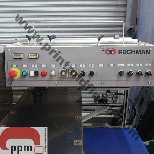 Used Rochman Fully Automatic L-Sealer & Heat Tunnel Shrink Wrapping Machine