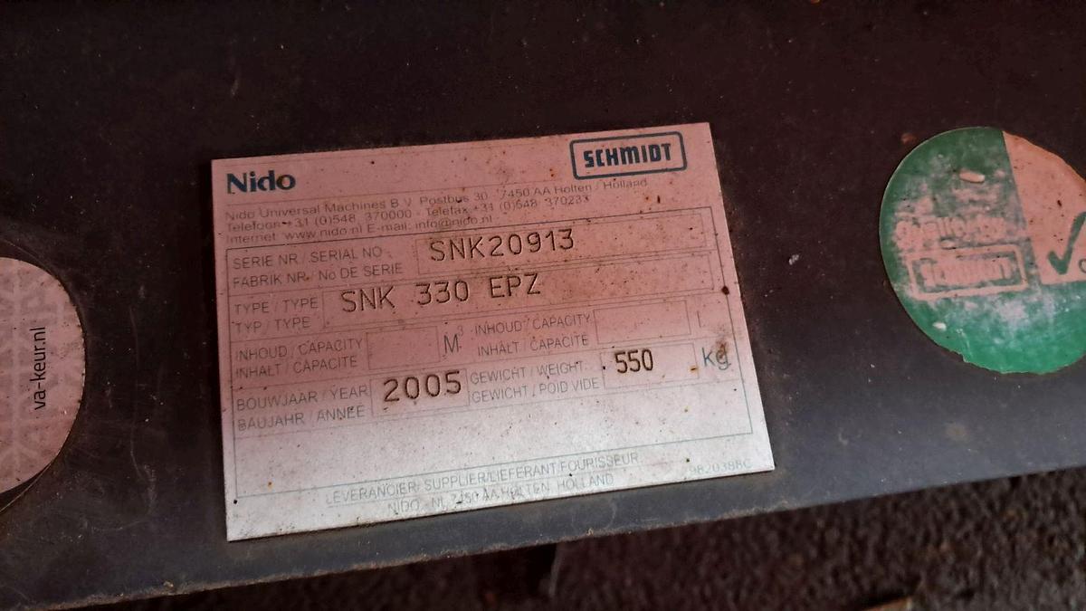 Used 2005 Nido SNK330 EPZ