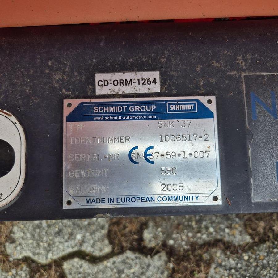 Used 2005 Schmidt SNK37