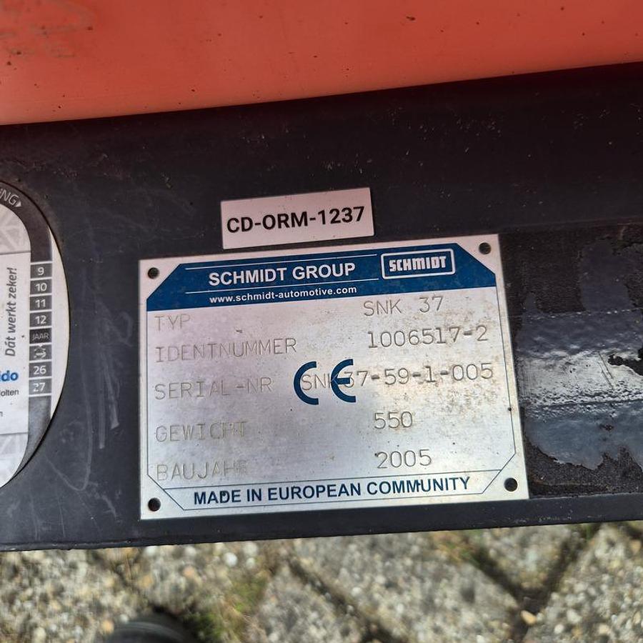 Used 2005 Schmidt SNK37