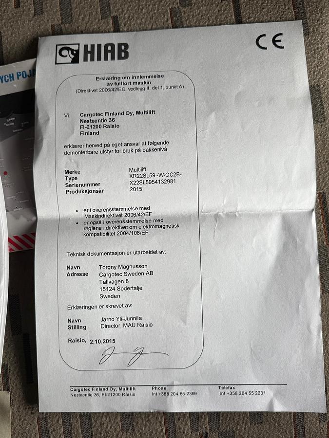 Used 2015 DAF XF 510 FAN met haakarm