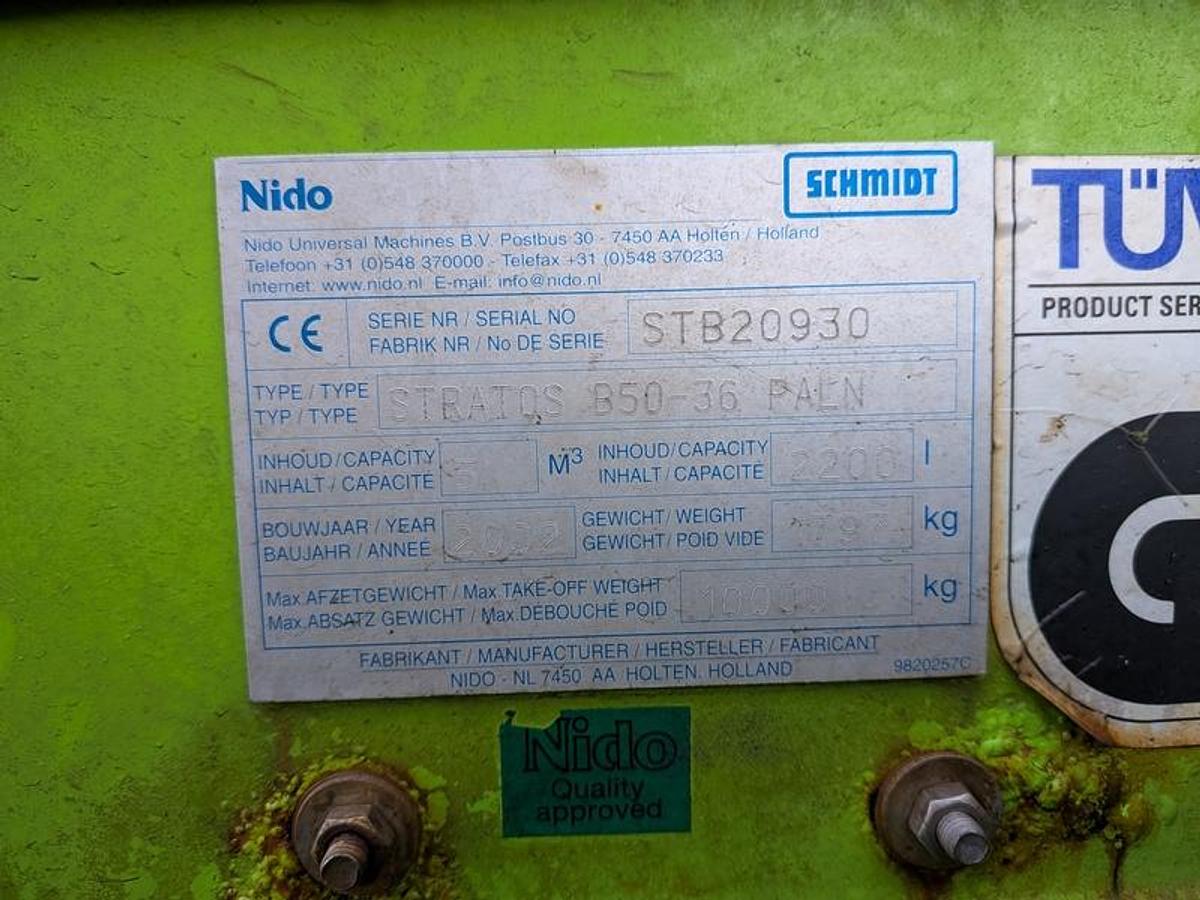 Used 2002 Nido Stratos B50-36 PALN