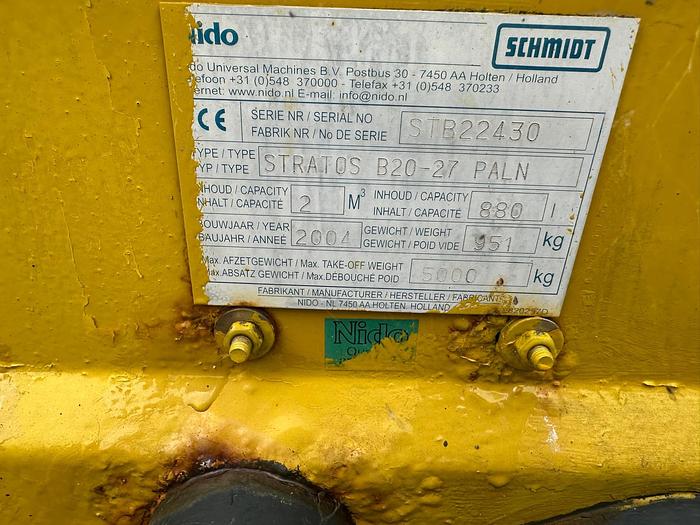 Gebruikt 2004 Nido Stratos B20-27 PALN