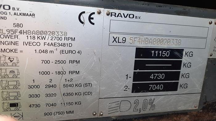 Gebruikt 2008 Ravo 580 STH