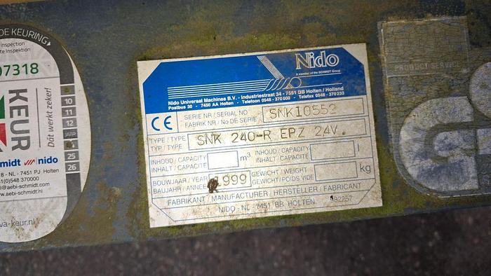 Used 1999 Nido SNK240-R EPZ 24V