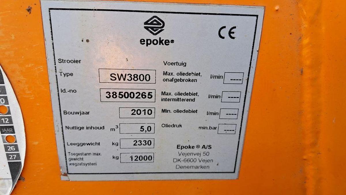 Used 2010 Epoke SW3800