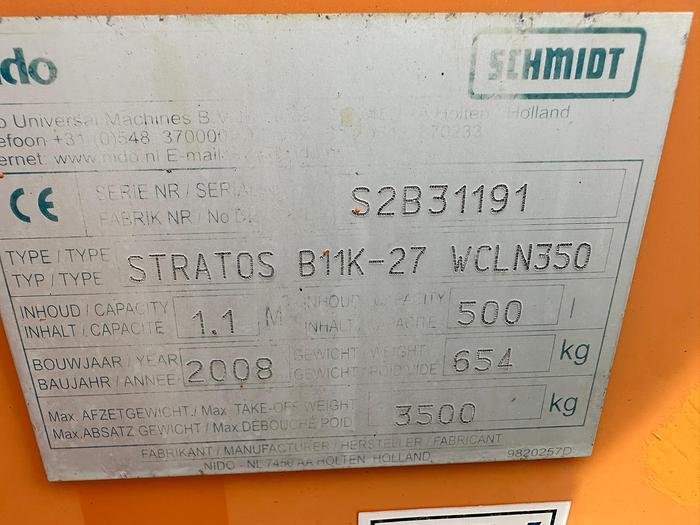 Gebruikt 2008 Nido Stratos B11K-27 WCLN350