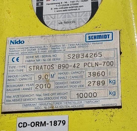 Gebruikt 2010 Nido Stratos B90-42 PCLN-700
