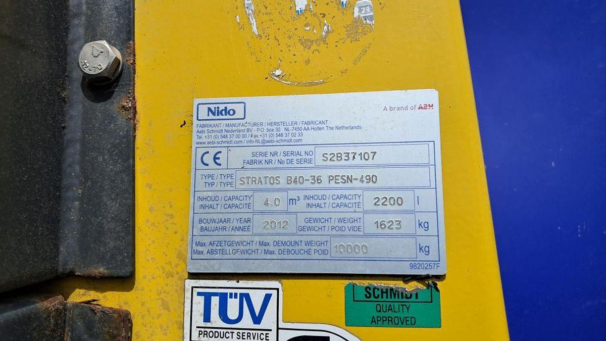 Used 2012 Nido Stratos B40-36 PESN-490